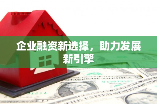 平凉企业融资新选择，助力发展新引擎