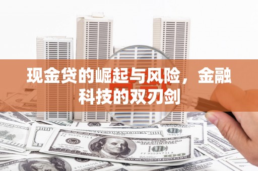 平凉现金贷的崛起与风险，金融科技的双刃剑
