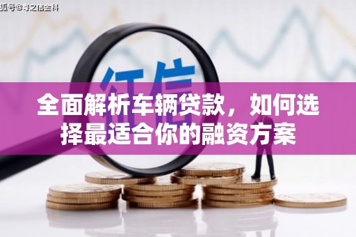 平凉全面解析车辆贷款，如何选择最适合你的融资方案